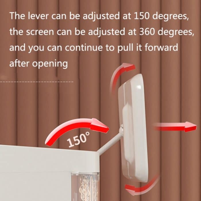 Staubdichte Schubladen-Kosmetik-Aufbewahrungsbox für den Haushalt, große Desktop-Lippenstift-Aufbewahrungsbox, LED Model Pink, LED Model White, LED Upgrade Model Pink, LED Upgrade Model White, LED  Model Green, LED Upgrade Model Green – Bild 6