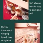 Kosmetische Aufbewahrungsbox Staubdichte Hautpflegeprodukte Desktop-LED mit Spiegelregal, White Small Ordinary Model, White Small LED Light Model, Pink Small Ordinary Model, Pink Small LED Light Model, Green Small Ordinary Model... – Bild 5