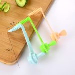Karotten-Spiralschneider, Gemüse-Kartoffelschneider, Carrot Spiral Slicer (Green), Carrot Spiral Slicer (Blue) – Bild 6