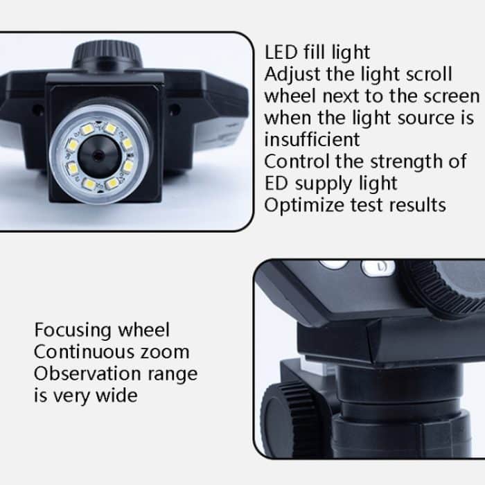 G1000 Digitalmikroskop HD Handy-Reparatur-Elektronenmikroskop, Aluminum Plastic Bracket, Aluminum Alloy Bracket – Bild 4