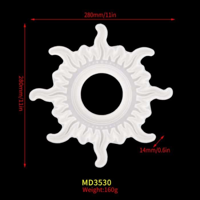 Sonnenbrille Mond Wandanhänger Form Sonne und Mond Spiegel Wanddekoration Silikonform Set, Sun And Moon Mold Set – Bild 3