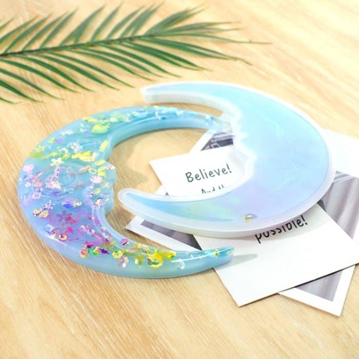 Sonnenbrille Mond Wandanhänger Form Sonne und Mond Spiegel Wanddekoration Silikonform Set, Sun And Moon Mold Set – Bild 7