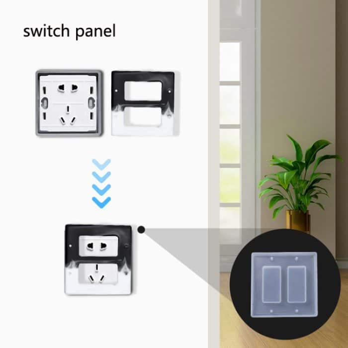 3 PCS Crystal Epoxy Mirror Porous Socket Button Data Line Switch Panel Silikonform, Style One, Style Two, Style Three, Style Four, Style Five, Style Six – Bild 6