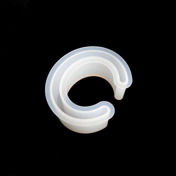 3 Stück C-Typ-Armband-Form mit halber Öffnung, DIY-Kristall-Epoxid-Silikonform, MD1005 – Bild 1