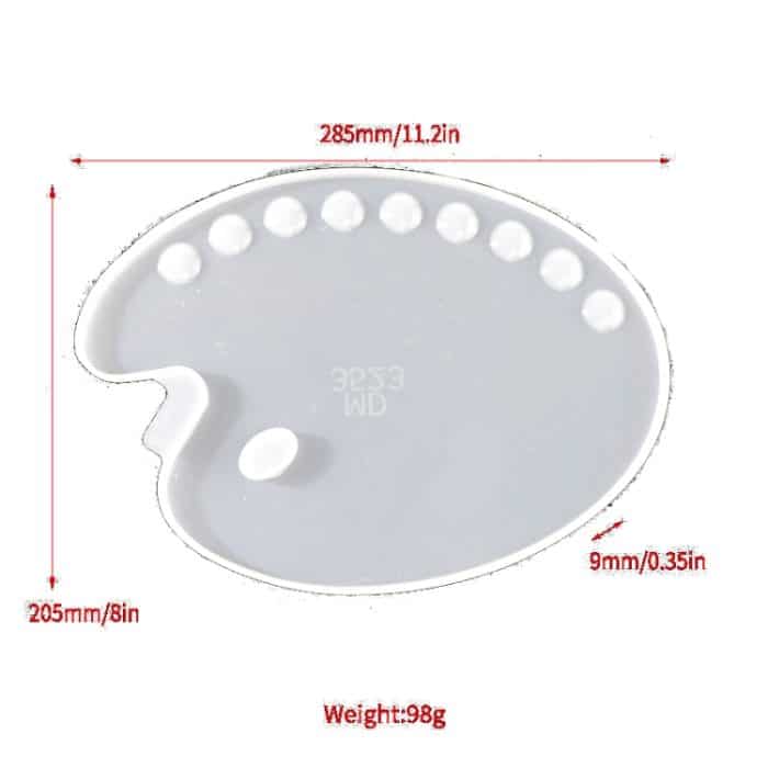 Kristall-Epoxidform, DIY-Palette, Silikonform, MD3523) – Bild 3