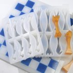 DIY Stereo Schachfiguren Epoxidform Selbstgemachte Schachspiel Silikonform, MD3924+3925 – Bild 2