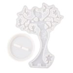 2 Stück Schmuck-Aufbewahrungsregal-Form, DIY-Ornamente, Epoxidform, MD3717+MD3718