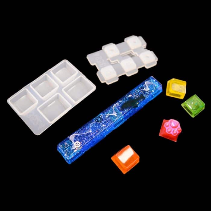 2 Stück DIY Tastenkappe Silikonform OEM mechanische Tastatur Silikonform, Stil:, MD3520, MD3521, MD3522, MD3523, MD3524, MD3525 – Bild 4