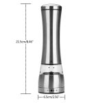 JE0318 Manuelle Mehrzweck-Pfeffermühle aus Edelstahl für die Küche, Kochutensilien – Bild 6