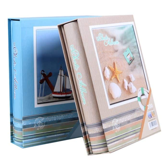 TBD0584128701A.jpg 2 Stück 6 Zoll 4R 200 Blatt Fotoalbum Zwischenalbum Baby Growth Fotoalbum, MX2-401 T – Bild 1