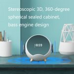 Mini-Desktop-Multifunktions-Smart-Bluetooth-Lautsprecher mit kabelloser Aufladung, Wecker und Telefonhalterfunktion – Bild 6