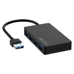 KYTC47 4 Ports USB-Adapterkabel Hochgeschwindigkeits-USB-Dockingstation Multi-Interface-HUB-Konverter, Black USB 3.0, Black Type-C