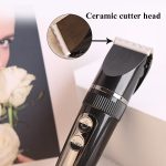 BF-868 LCD Digital Display Elektrische Haarschneidemaschine Baby Kinder Erwachsene Elektrische Haarschneidemaschine Set, Black, Gun Color, Gold – Bild 5