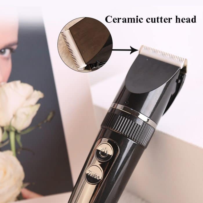 BF-868 LCD Digital Display Elektrische Haarschneidemaschine Baby Kinder Erwachsene Elektrische Haarschneidemaschine Set, Black, Gun Color, Gold – Bild 5