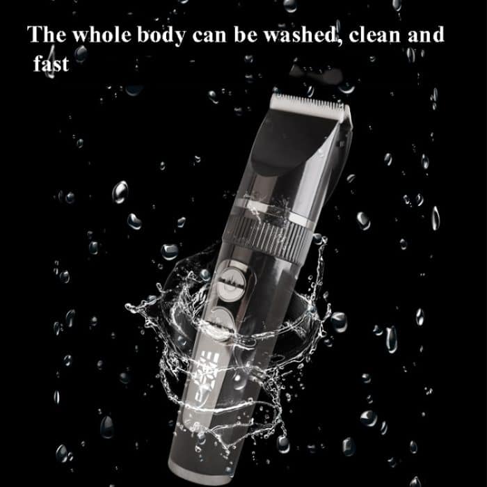 BF-868 LCD Digital Display Elektrische Haarschneidemaschine Baby Kinder Erwachsene Elektrische Haarschneidemaschine Set, Black, Gun Color, Gold – Bild 7