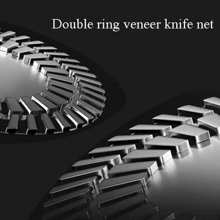 Elektrischer Rasierer, wiederaufladbarer Rasierer, intelligente Digitalanzeige, Glatzenhaarschneider, Stil:, Blue, With Nasal Hair Apparatus, Nasal Hair Apparatus&Washing Face Brush, Blue + Full Set – Bild 4