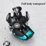 Elektrischer Rasierer, wiederaufladbarer Rasierer, intelligente Digitalanzeige, Glatzenhaarschneider, Stil:, Blue, With Nasal Hair Apparatus, Nasal Hair Apparatus&Washing Face Brush, Blue + Full Set – Bild 5