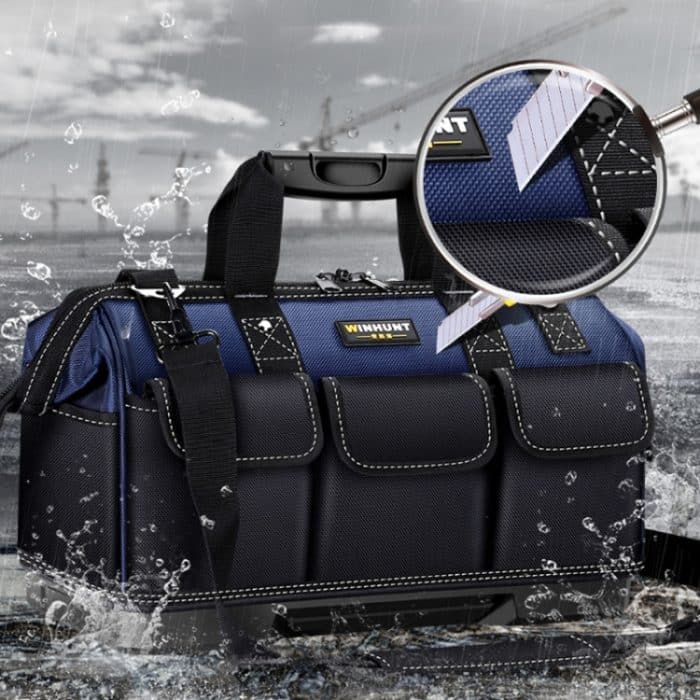 WINHUNT Multifunktions-Hardware-Reparaturwerkzeug-Leinentasche, Blue Classic 14 inch, Blue Classic 17 inch, Blue Classic 19 inch, Blue Classic 21 inch, Blue Classic 23 inch, Plastic Bottom 16 inch, Plastic Bottom 18 inch, Plastic Bottom 20 inch... – Bild 3