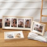 Wandmontierter Pendel-Fotorahmen aus Holz mit doppeltem Verwendungszweck, Stil:, 8 inch, Two Frame, Three Frame, Four Frame Horizontal, Four Frame Vertical – Bild 3