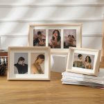 Wandmontierter Pendel-Fotorahmen aus Holz mit doppeltem Verwendungszweck, Stil:, 8 inch, Two Frame, Three Frame, Four Frame Horizontal, Four Frame Vertical – Bild 4