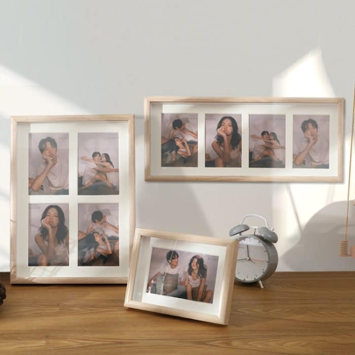 Wandmontierter Pendel-Fotorahmen aus Holz mit doppeltem Verwendungszweck, Stil:, 8 inch, Two Frame, Three Frame, Four Frame Horizontal, Four Frame Vertical – Bild 5