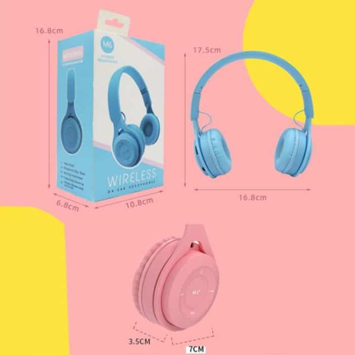 M6 Wireless Bluetooth Headset Klappbares Gaming-Stereo-Headset mit Mikrofon – Bild 3