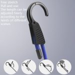 2 Stück RUNDONG AUTO ACCESSORIES R-8040 Auto-Gepäck-Festseil für Outdoor-Reisen, Auto-Innenraum, Kleidungsseil, R-8040 Blue – Bild 5