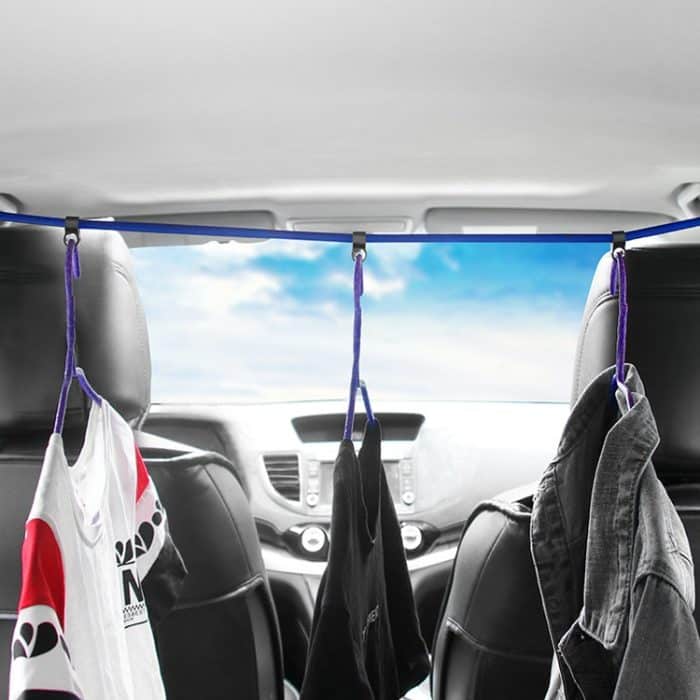 2 Stück RUNDONG AUTO ACCESSORIES R-8040 Auto-Gepäck-Festseil für Outdoor-Reisen, Auto-Innenraum, Kleidungsseil, R-8040 Blue – Bild 7