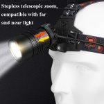 T40 P50 Lampe Perlen Scheinwerfer USB wiederaufladbar Zoom Outdoor starker Scheinwerfer, Spezifikation:, Without Battery – Bild 4