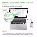 2,5-Zoll-USB an SATA-Festplattenübertragung SSD-Festplattenspiel-Passagierkloster-Datenkabel – Bild 4