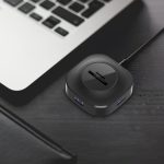 3 x USB-Anschluss + TF/SD-Kartenleser, Computer, Notebook, Hochgeschwindigkeits-Hub-Splitter, H25-2.0, H25-3.0 – Bild 2