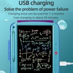 9-Zoll-LCD-Kopierschreibtafel mit Ladefunktion, transparente elektronische Schreibtafel, Monochrome Lines (Black), Monochrome Lines (Blue), Monochrome Lines (Pink), Colorful Lines (Black), Colorful Lines (Blue), Colorful Lines (Pink) – Bild 5