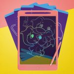 9-Zoll-LCD-Kopierschreibtafel mit Ladefunktion, transparente elektronische Schreibtafel, Monochrome Lines (Black), Monochrome Lines (Blue), Monochrome Lines (Pink), Colorful Lines (Black), Colorful Lines (Blue), Colorful Lines (Pink) – Bild 7