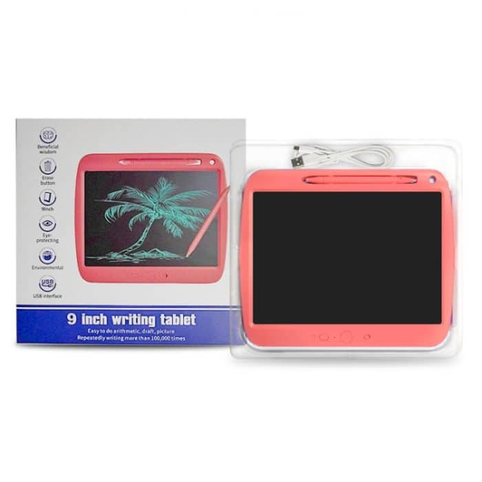 9-Zoll-LCD-Kopierschreibtafel mit Ladefunktion, transparente elektronische Schreibtafel, Monochrome Lines (Black), Monochrome Lines (Blue), Monochrome Lines (Pink), Colorful Lines (Black), Colorful Lines (Blue), Colorful Lines (Pink) – Bild 9