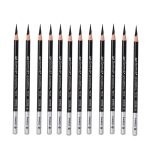 1 Box Marco Bleistiftskizze Pinsel Kunst Malwerkzeug, Stil:, 7010 Black Soft Carbon, 7010 Black Medium Carbon, 7010 Black Hard Carbon, 7012 White Carbon Pen, 7011 Brown Carbon Pen