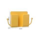 10 Stück Wand-Fernbedienungs-Aufbewahrungsbox, Nachttisch-Ladestation für Mobiltelefone, 10 PCS White, 10 PCS Yellow, 10 PCS Green, 10 PCS Blue, 10 PCS Pink – Bild 3