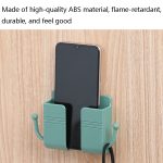 10 Stück Wand-Fernbedienungs-Aufbewahrungsbox, Nachttisch-Ladestation für Mobiltelefone, 10 PCS White, 10 PCS Yellow, 10 PCS Green, 10 PCS Blue, 10 PCS Pink – Bild 4