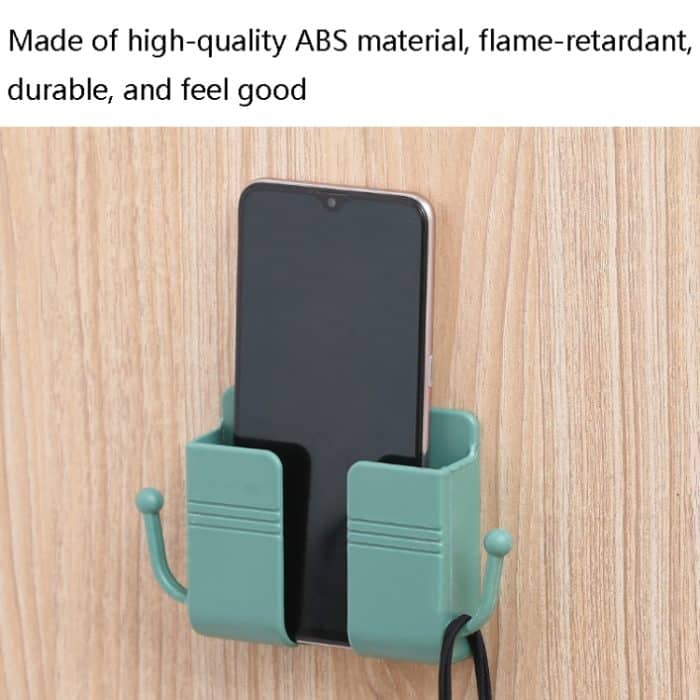 10 Stück Wand-Fernbedienungs-Aufbewahrungsbox, Nachttisch-Ladestation für Mobiltelefone, 10 PCS White, 10 PCS Yellow, 10 PCS Green, 10 PCS Blue, 10 PCS Pink – Bild 4