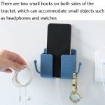 10 Stück Wand-Fernbedienungs-Aufbewahrungsbox, Nachttisch-Ladestation für Mobiltelefone, 10 PCS White, 10 PCS Yellow, 10 PCS Green, 10 PCS Blue, 10 PCS Pink – Bild 6