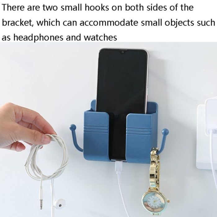 10 Stück Wand-Fernbedienungs-Aufbewahrungsbox, Nachttisch-Ladestation für Mobiltelefone, 10 PCS White, 10 PCS Yellow, 10 PCS Green, 10 PCS Blue, 10 PCS Pink – Bild 6