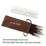 12 teile / set Malerei Dreieckstange Zweifarbige Nylon Haarhaken Linie Stift Aquarell Pinsel Stift Kunst Liefert – Bild 5