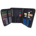 72 in 1 Skizze Bleistift Farbe Blei Set Schüler Handgemalte Kunstfarbe Bleistift – Bild 2