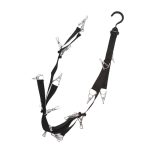 Rotationshaken Kleiderschrank Kappe Clip-Hängendes Seil Schlafzimmer Home Aufbewahrung Kleidung Tür Zurück Schurken