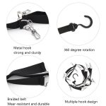 Rotationshaken Kleiderschrank Kappe Clip-Hängendes Seil Schlafzimmer Home Aufbewahrung Kleidung Tür Zurück Schurken – Bild 4