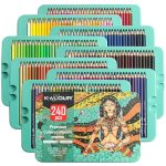 Kalour 240 Farben Farbbleistift-Set, handbemalt, Doodle-Farbstift, Malstift, 240 Colors Painting Pencil
