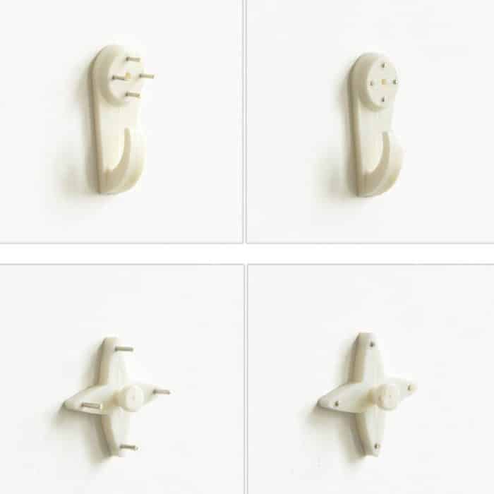 100 Stück pressfrei hängende Nagelhaken, starke Wand, unsichtbare Heftklammer, Fotorahmen, Fotowand ohne Spuren von Nägeln, Spezifikation:, Extra Large, Large, Medium, Card Slot – Bild 5