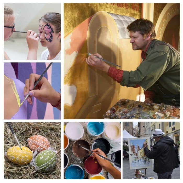 17-in-1-Acrylpinsel, Mehrzweck-Nylonwolle-Aquarellpinsel, Kunstmalmaterial, Qith-Leinwand-Maltasche, 17 in 1 – Bild 7