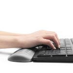 Baona Silikon-Handgelenkpolster aus Memory-Baumwolle, Massageloch, Tastatur-Mauspad, Stil:, Mouse Pad (Blue), Mouse Pad (Gray), Mouse Pad (Black), Mouse Pad (Pink), Medium Keyboard Rest (Blue), Medium Keyboard Rest (Gray), Medium Keyboard Rest (Black)... – Bild 5