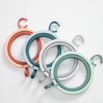 5 PCS Home Dormitory Schal Tasche Hut Lagerung Rack Hintertür Regale – Bild 2