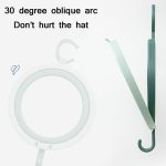 5 PCS Home Dormitory Schal Tasche Hut Lagerung Rack Hintertür Regale – Bild 3